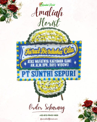 Papan Bunga Duka di Belawan Bahari