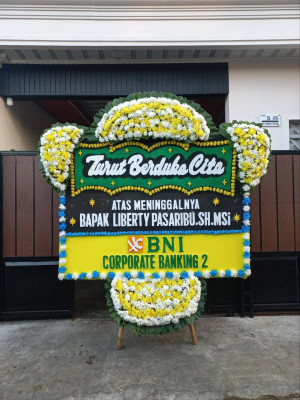 Papan Bunga Duka di Belawan Bahari