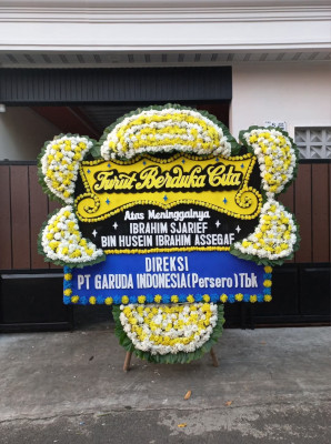 Papan Bunga Duka di Belawan Bahari